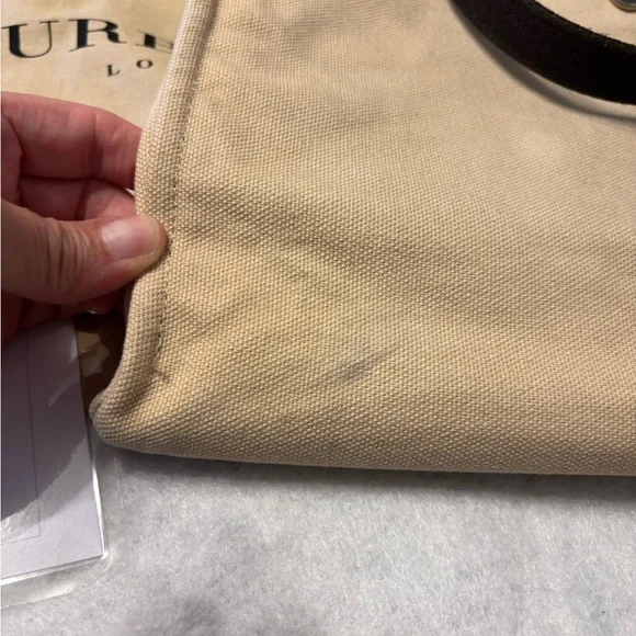 Burberry blue label Tote Bag with Signature Design with COA dust bag - Picture 6 of 17